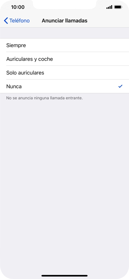 Pulsa Siempre para activar la función cuando el modo silencioso está desactivado. Pulsa Siempre para activar la función cuando el modo silencioso está desactivado.