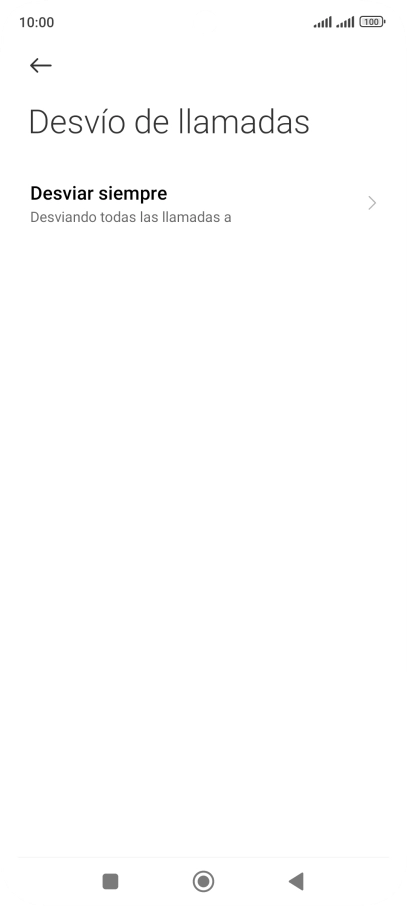 Pulsa el tipo de desvío deseado. Pulsa el tipo de desvío deseado.