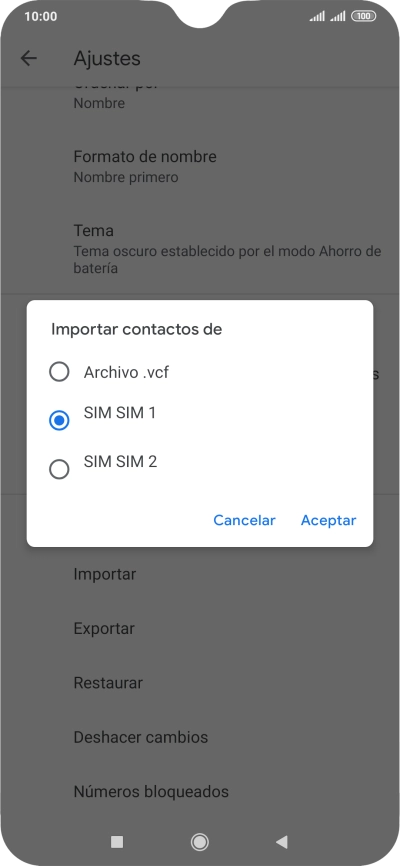 Pulsa Aceptar. Pulsa Aceptar.