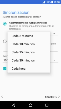 Pulsa el ajuste deseado. Pulsa el ajuste deseado.