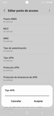 Introduce default y pulsa Aceptar. Introduce default y pulsa Aceptar.