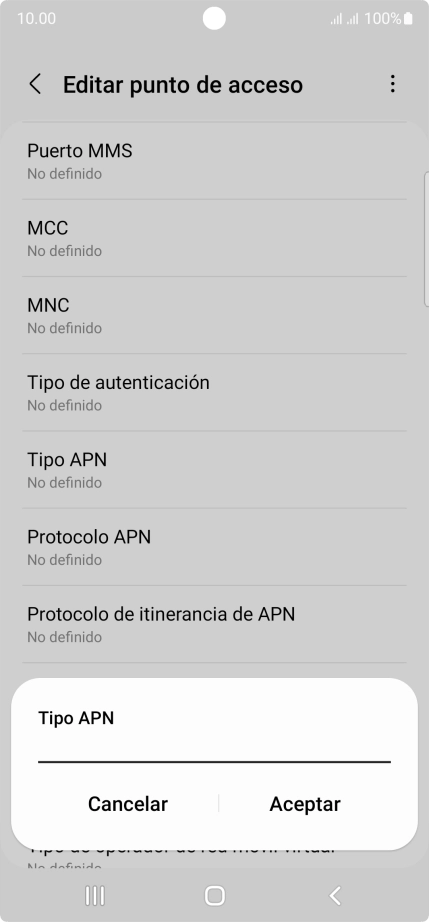 Introduce default y pulsa Aceptar. Introduce default y pulsa Aceptar.