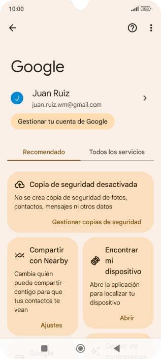 Pulsa Encontrar mi dispositivo. Pulsa Encontrar mi dispositivo.