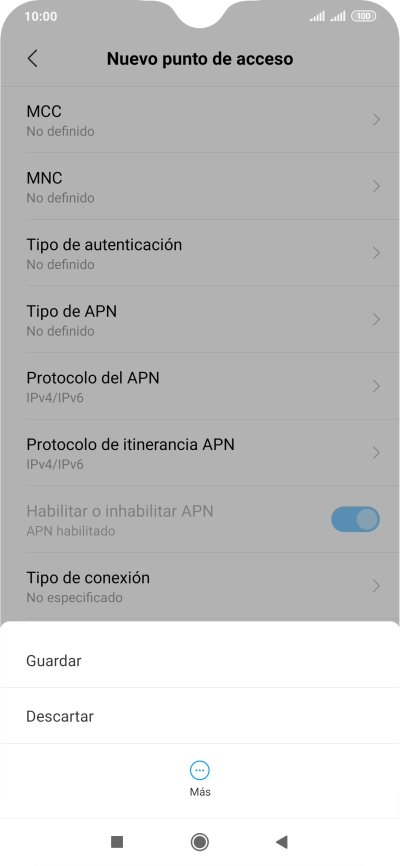 Pulsa Guardar. Pulsa Guardar.