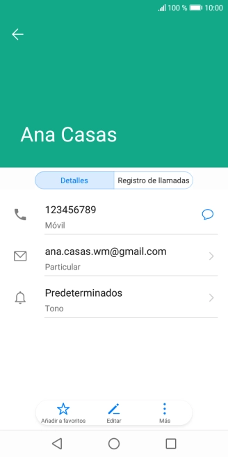 Pulsa el número de teléfono. Pulsa el número de teléfono.