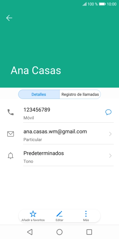 Pulsa el número de teléfono. Pulsa el número de teléfono.