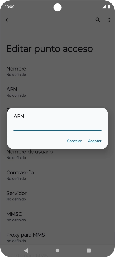 Introduce airtelwap.es y pulsa Aceptar. Introduce airtelwap.es y pulsa Aceptar.