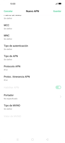 Pulsa Tipo de autenticación. Pulsa Tipo de autenticación.