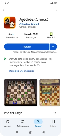 Pulsa Instalar y sigue las indicaciones de la pantalla para instalar la app. Pulsa Instalar y sigue las indicaciones de la pantalla para instalar la app.