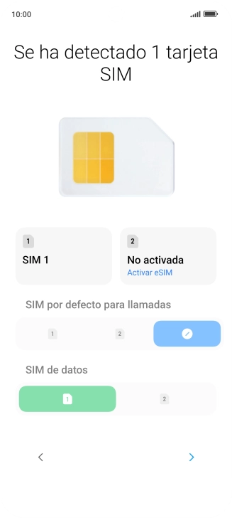 Pulsa la flecha hacia la derecha. Pulsa la flecha hacia la derecha.