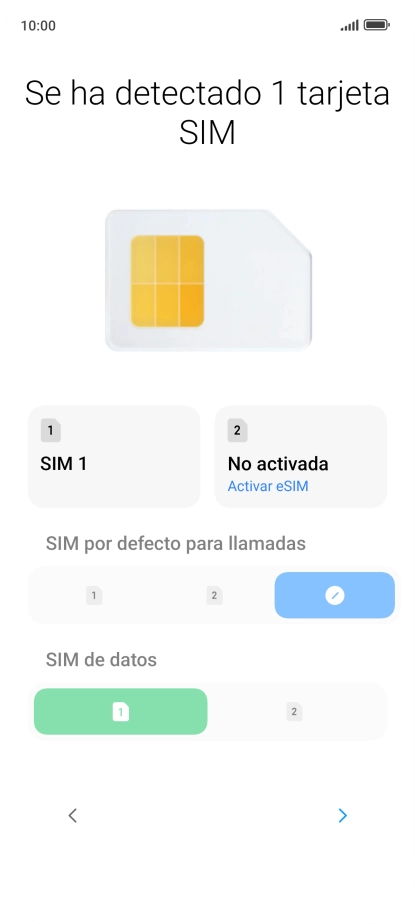 Pulsa la flecha hacia la derecha. Pulsa la flecha hacia la derecha.