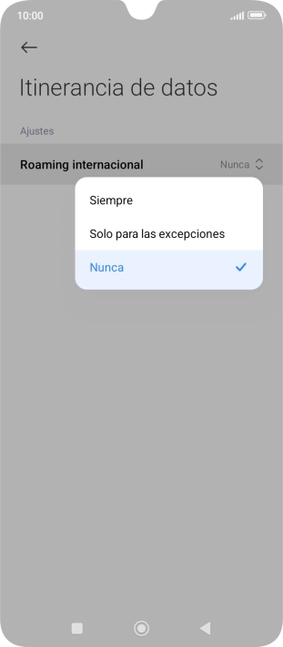 Pulsa el ajuste deseado para activar o desactivar la función. Pulsa el ajuste deseado para activar o desactivar la función.