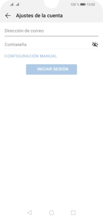 Pulsa Dirección de correo e introduce tu dirección de correo electrónico. Pulsa Dirección de correo e introduce tu dirección de correo electrónico.