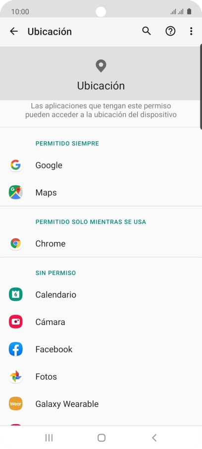 Pulsa la app deseada. Pulsa la app deseada.