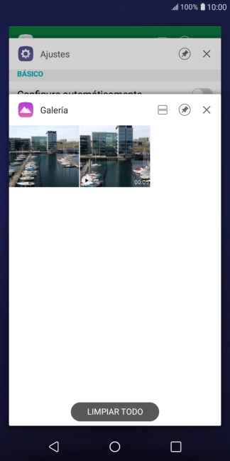 Para cerrar una sola aplicación en ejecución, desliza el dedo hacia la derecha sobre la aplicación deseada. Para cerrar una sola aplicación en ejecución, desliza el dedo hacia la derecha sobre la aplicación deseada.
