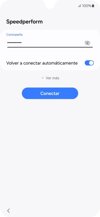 Introduce la contraseña de la red wifi y pulsa Conectar. Introduce la contraseña de la red wifi y pulsa Conectar.