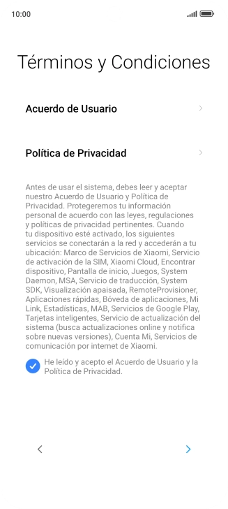 Pulsa la flecha hacia la derecha. Pulsa la flecha hacia la derecha.