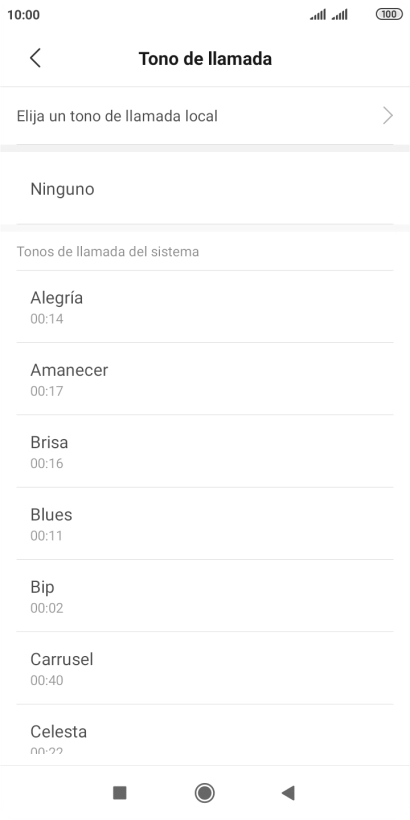 Pulsa la tecla de inicio para terminar y regresar a la pantalla de inicio. Pulsa la tecla de inicio para terminar y regresar a la pantalla de inicio.