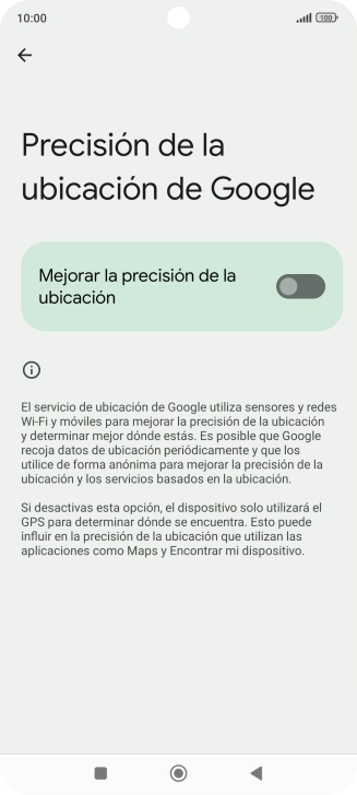 Si pulsas el indicador junto a Si pulsas el indicador junto a