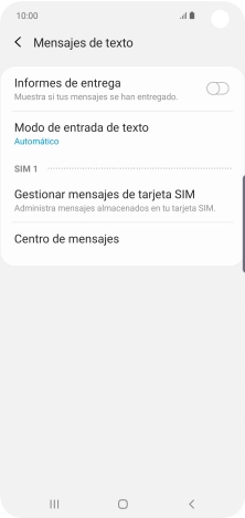Pulsa Centro de mensajes. Pulsa Centro de mensajes.