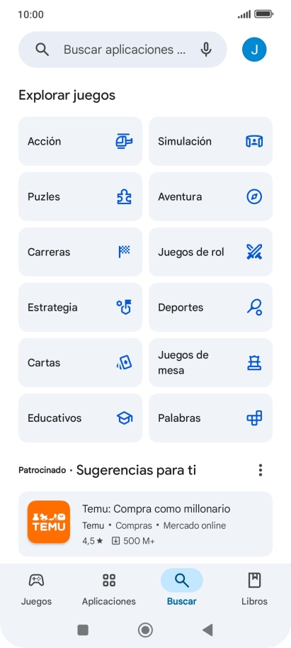 Pulsa en el campo de búsqueda. Pulsa en el campo de búsqueda.