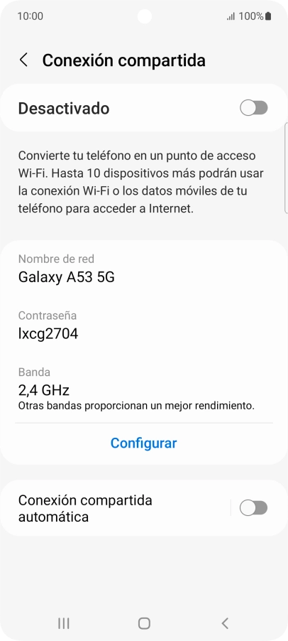 Pulsa Configurar. Pulsa Configurar.