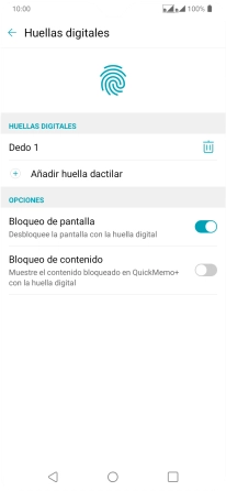 Pulsa el indicador junto a los ajustes deseados para activarlos o desactivarlos. Pulsa el indicador junto a los ajustes deseados para activarlos o desactivarlos.