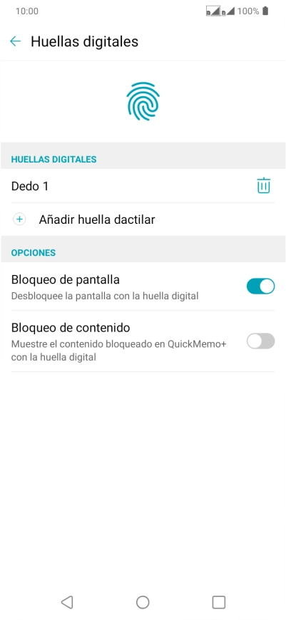 Pulsa el indicador junto a los ajustes deseados para activarlos o desactivarlos. Pulsa el indicador junto a los ajustes deseados para activarlos o desactivarlos.