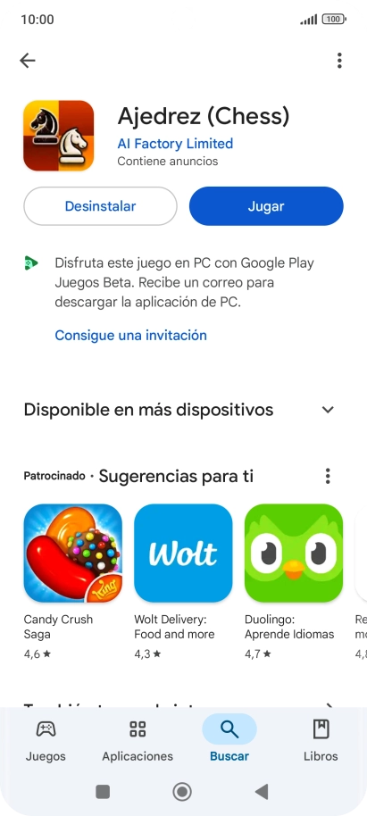 Pulsa la tecla de inicio para terminar y regresar a la pantalla de inicio. Pulsa la tecla de inicio para terminar y regresar a la pantalla de inicio.