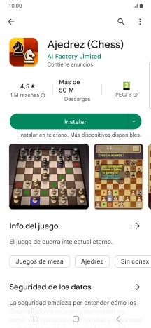 Pulsa Instalar y sigue las indicaciones de la pantalla para instalar la app. Pulsa Instalar y sigue las indicaciones de la pantalla para instalar la app.