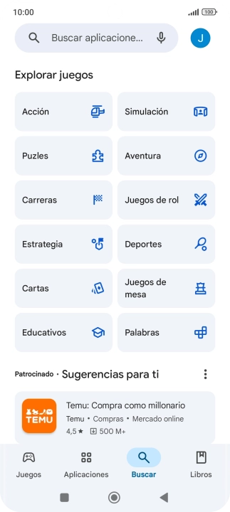 Pulsa en el campo de búsqueda. Pulsa en el campo de búsqueda.