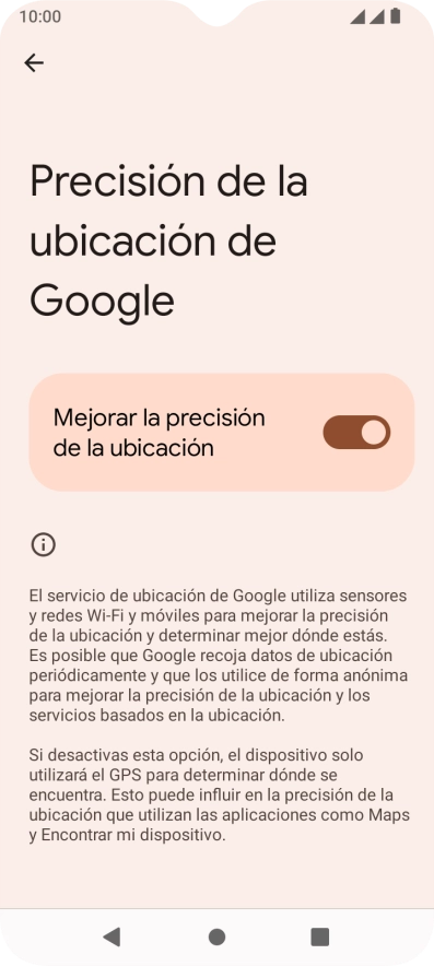 Si pulsas el indicador junto a Si pulsas el indicador junto a