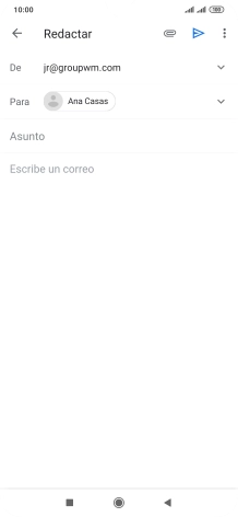 Pulsa Asunto e introduce el asunto deseado. Pulsa Asunto e introduce el asunto deseado.