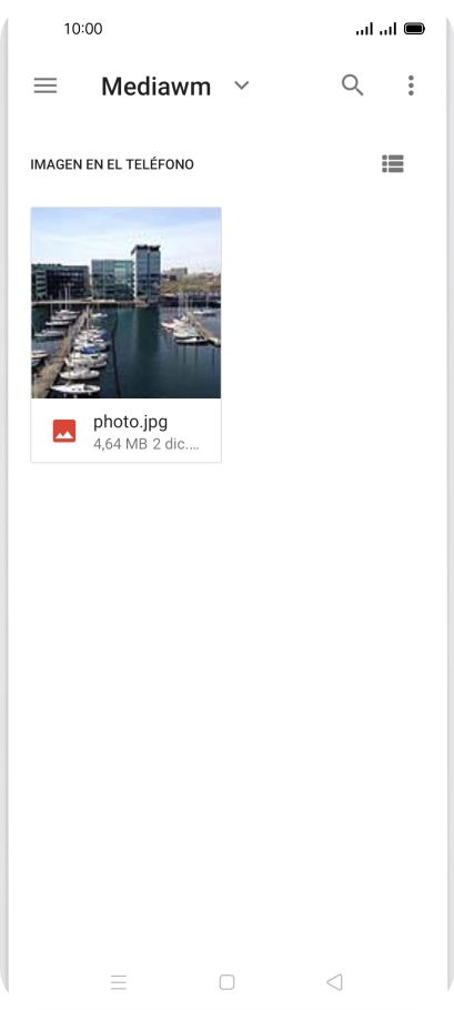 Pulsa el archivo deseado. Pulsa el archivo deseado.