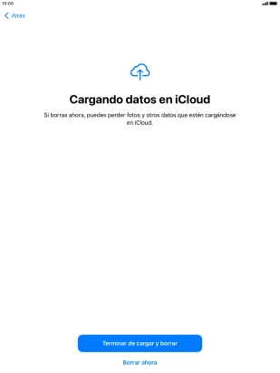 Pulsa Borrar ahora. Pulsa Borrar ahora.