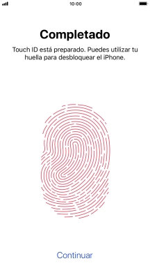 Pulsa Continuar. Si no has añadido anteriormente un código de seguridad, tendrás que introducir un código de libre elección dos veces consecutivas. Pulsa Continuar. Si no has añadido anteriormente un código de seguridad, tendrás que introducir un código de libre elección dos veces consecutivas.
