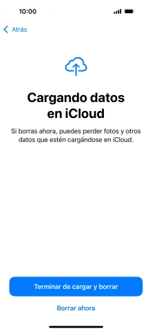 Pulsa el ajuste deseado. Pulsa el ajuste deseado.