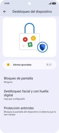 Pulsa Desbloqueo facial y con huella digital. Pulsa Desbloqueo facial y con huella digital.