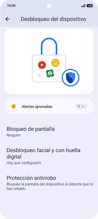 Pulsa Desbloqueo facial y con huella digital. Pulsa Desbloqueo facial y con huella digital.