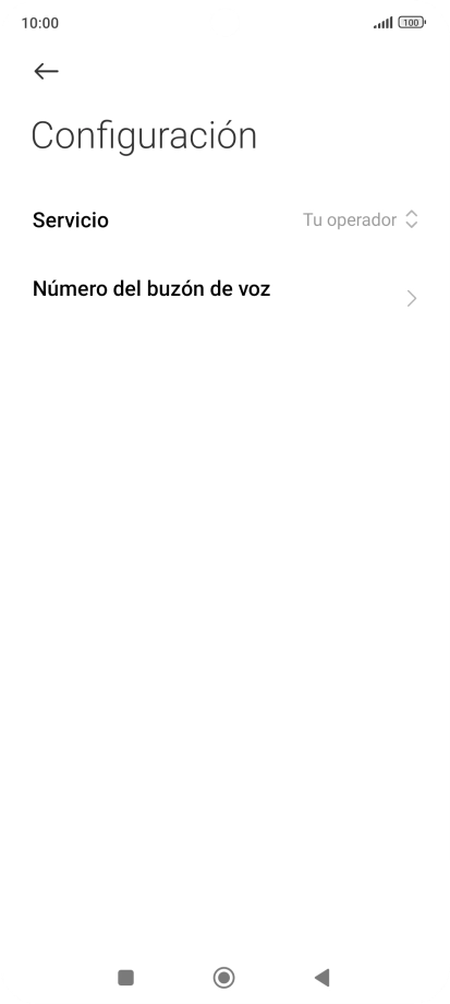 Pulsa Número del buzón de voz. Pulsa Número del buzón de voz.