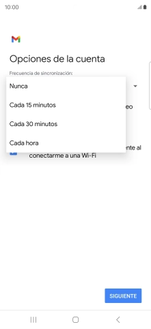 Pulsa el ajuste deseado. Pulsa el ajuste deseado.