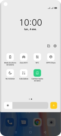 Pulsa Modo de ahorro de batería para activar la función. Pulsa Modo de ahorro de batería para activar la función.