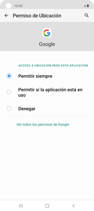 Pulsa el ajuste deseado. Pulsa el ajuste deseado.