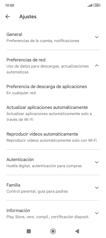 Pulsa Actualizar aplicaciones automáticamente. Pulsa Actualizar aplicaciones automáticamente.