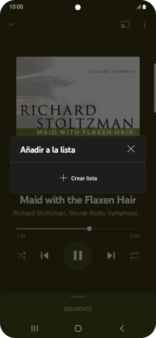 Pulsa Crear lista. Pulsa Crear lista.