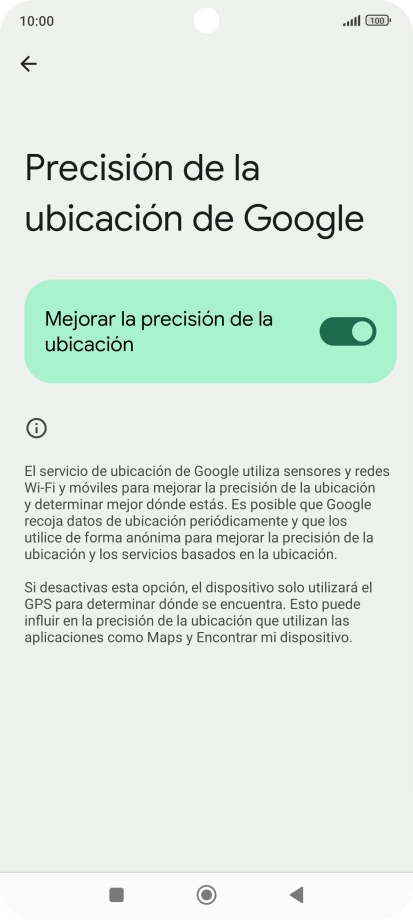 Si pulsas el indicador junto a Si pulsas el indicador junto a