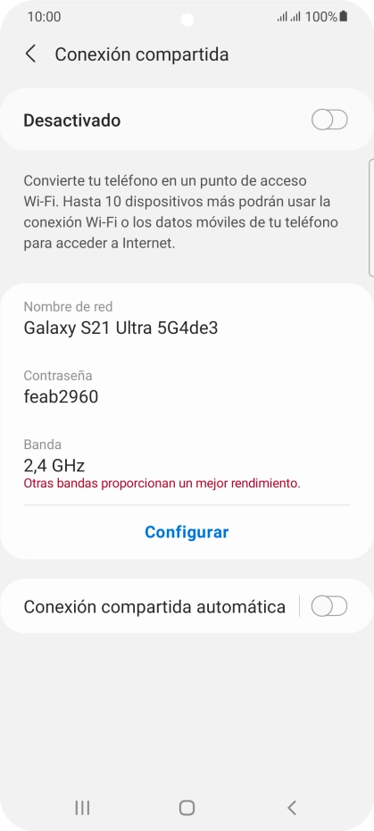 Pulsa Configurar. Pulsa Configurar.