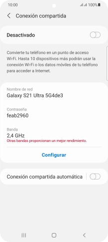Pulsa Configurar. Pulsa Configurar.