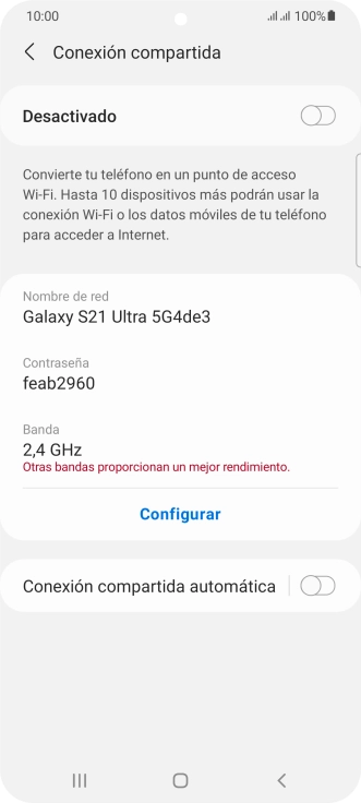 Pulsa Configurar. Pulsa Configurar.