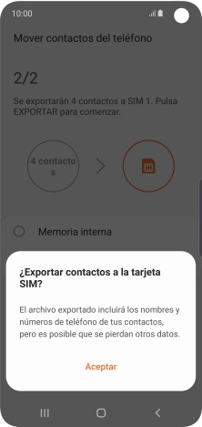 Pulsa Aceptar. Pulsa Aceptar.